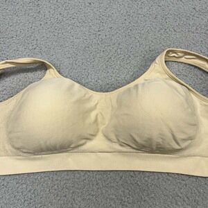 Truekind Bra XXL Wireless Bra 10022 Everyday Comfort Seamless Support Beige